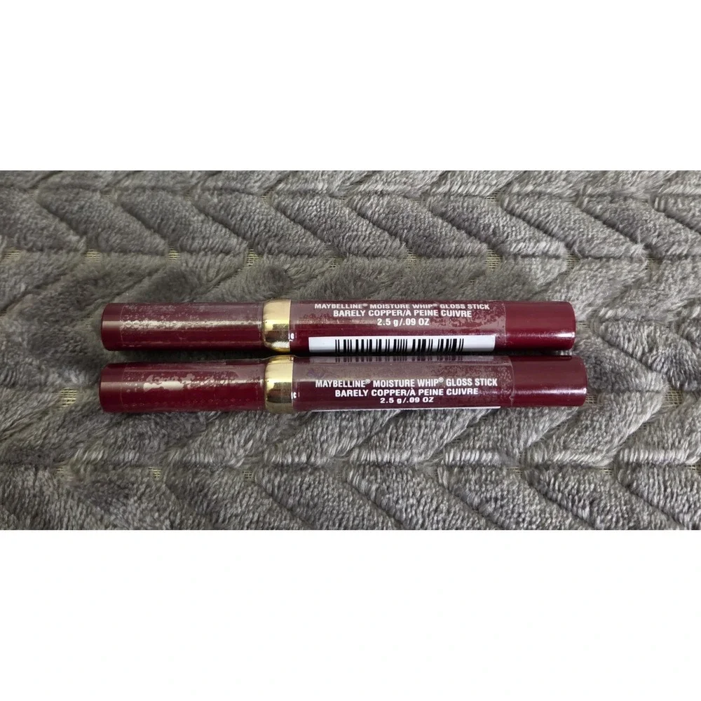 *NEW (Two) 2 Maybelline Moisture Whip Gloss Stick Barely Copper